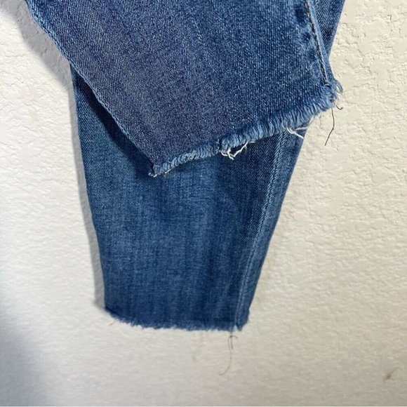 7 For All Mankind The Ankle Skinny Jeans Womens Size 25 Light Cotton Denim - Picture 4 of 9